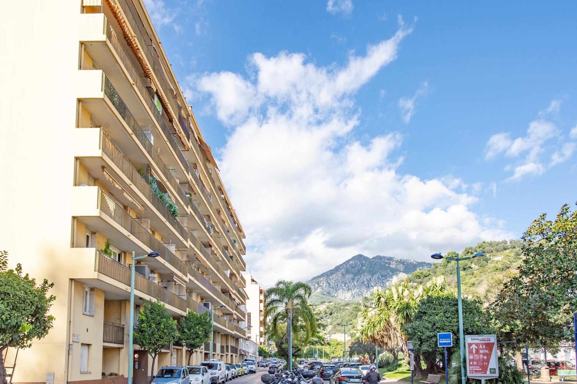 Apartmán Le Landella Menton Exteriér fotografie